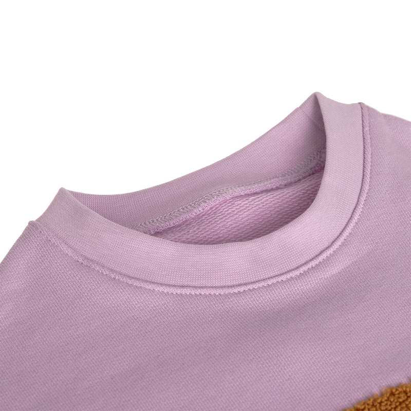 sweater little gang, rainbow lilac - LÄSSIG