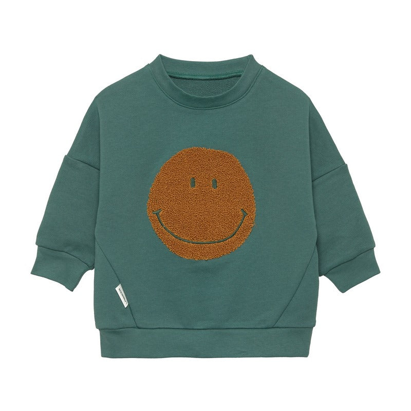 sweater little gang, smile ocean green - LÄSSIG