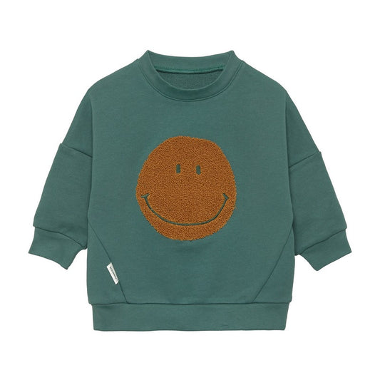 sweater little gang, smile ocean green - LÄSSIG