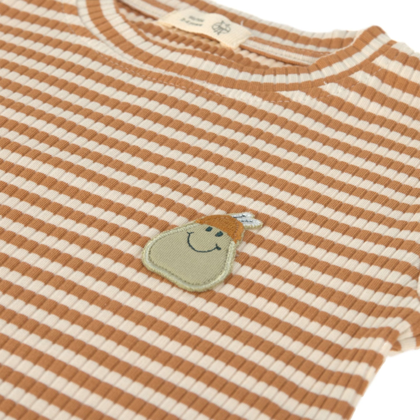 tshirt lange mouw little gang, pear caramel - LÄSSIG