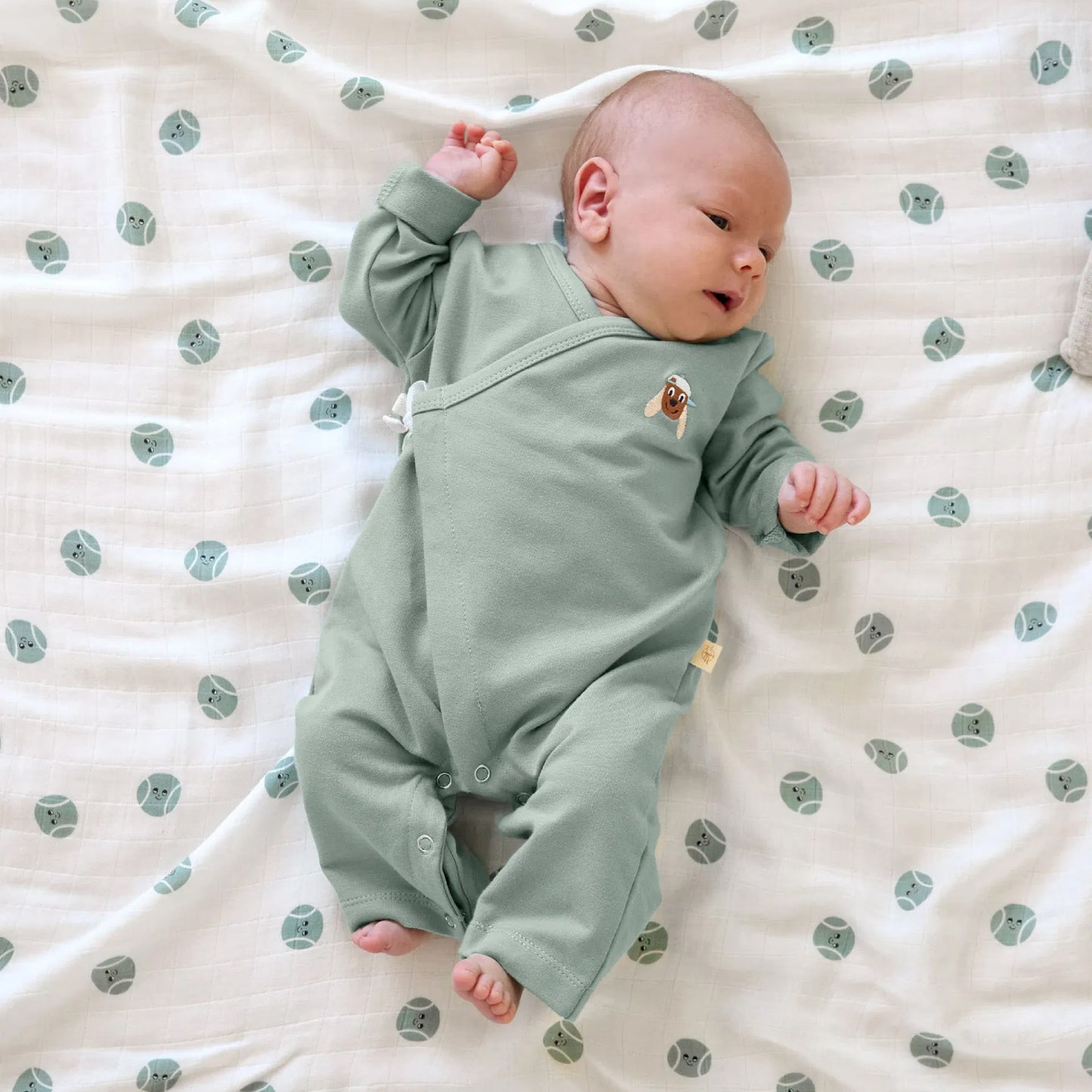 jumpsuit tiny team, granite green - LÄSSIG