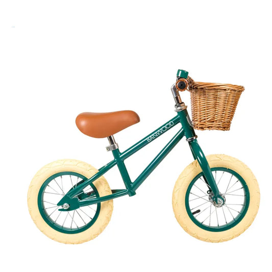 loopfiets go first 12", green - BANWOOD