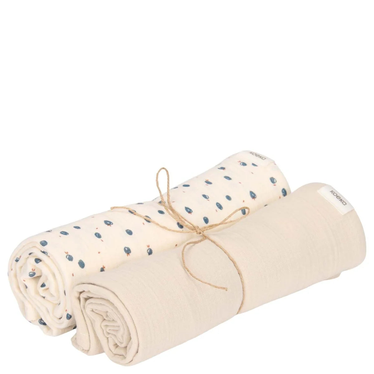 verzorgingsdoek 2-pack lugo, warm white - KOEKA