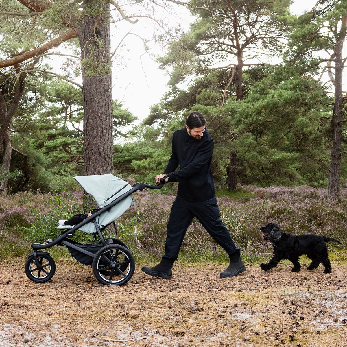 kinderwagen urban glide 3 2-in-1 bundle, mid blue - THULE
