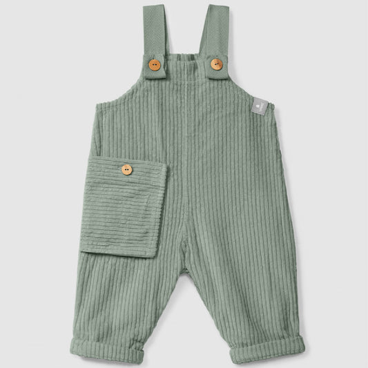 salopette corduroy, green - SNUG