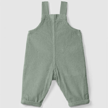 salopette corduroy, green - SNUG