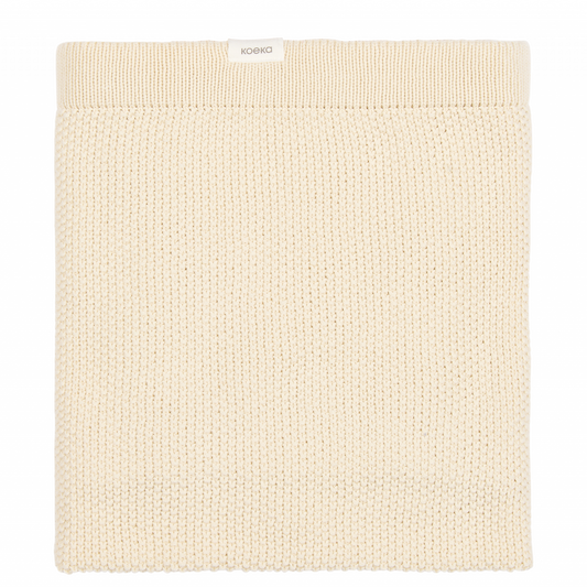 wiegdeken lisbon, powder white - KOEKA