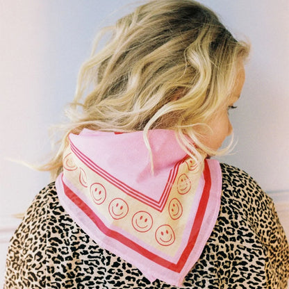 sjaal pomme club smilin', blowy bubblegum - ATELIER POMME