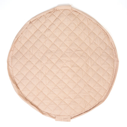 opbergzak/speelmat noomad soft, stripes brown – PLAY & GO