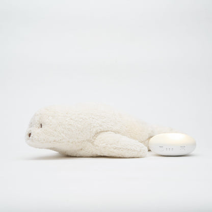 knuffel licht + geluid 2.0, zeehond, polar - MOONIE