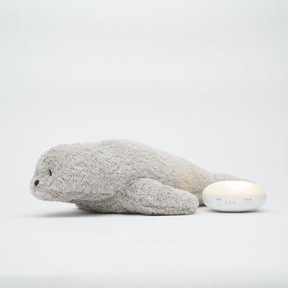 knuffel licht + geluid 2.0, zeehond, gray - MOONIE