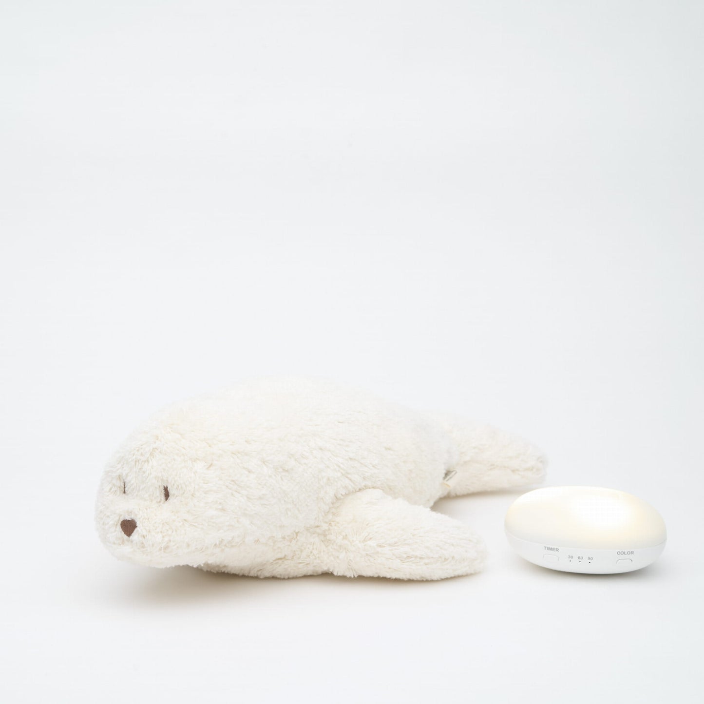 knuffel licht + geluid 2.0, zeehond, polar - MOONIE