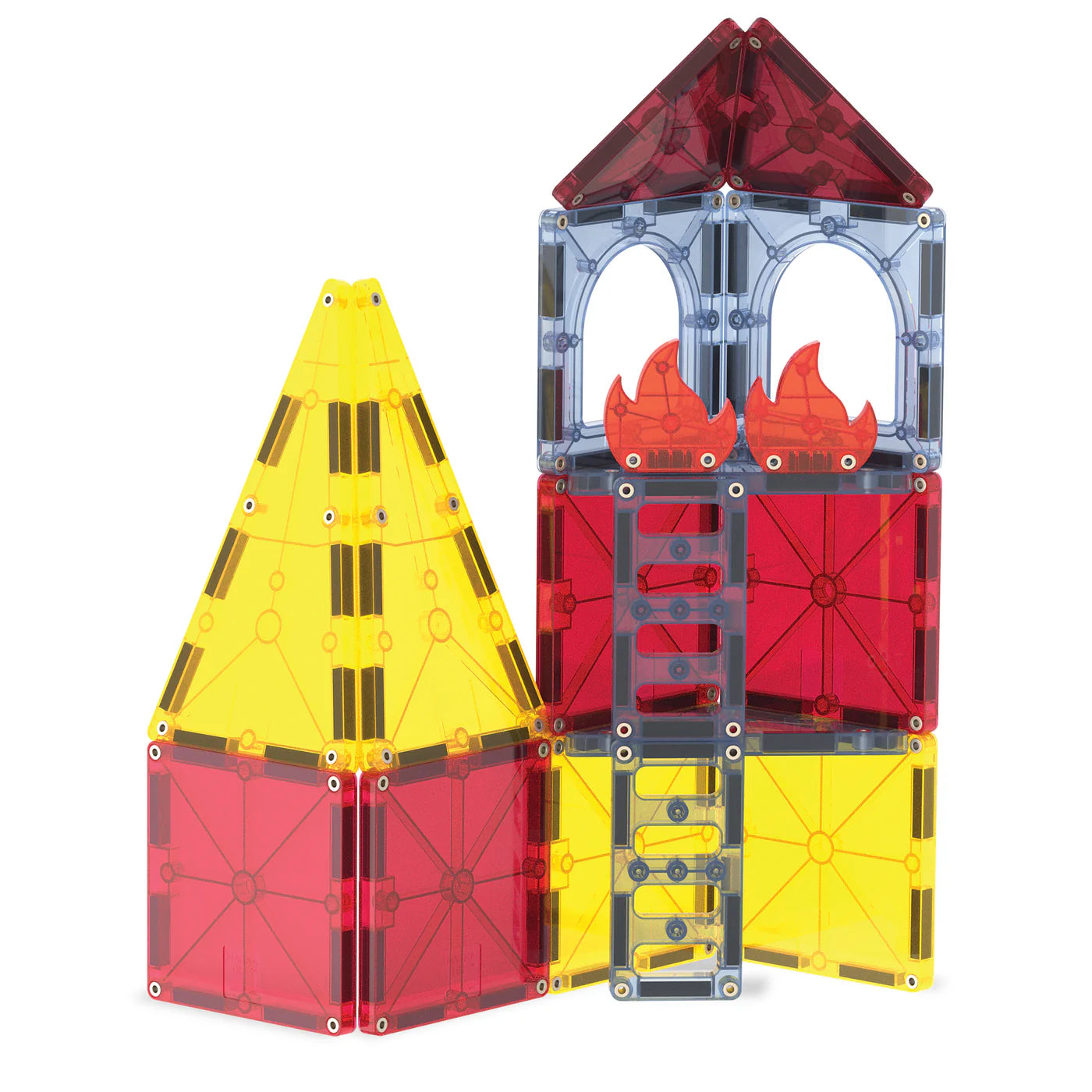 magnetische tegels 27 st., fire station - MAGNA TILES