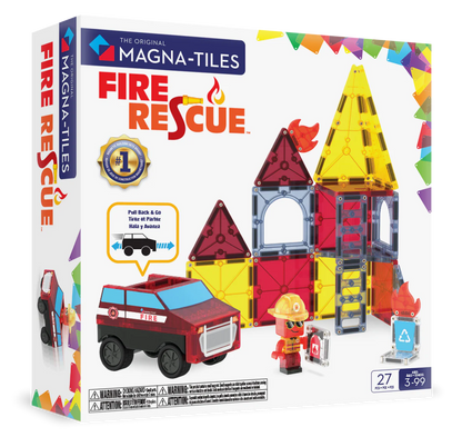 magnetische tegels 27 st., fire station - MAGNA TILES