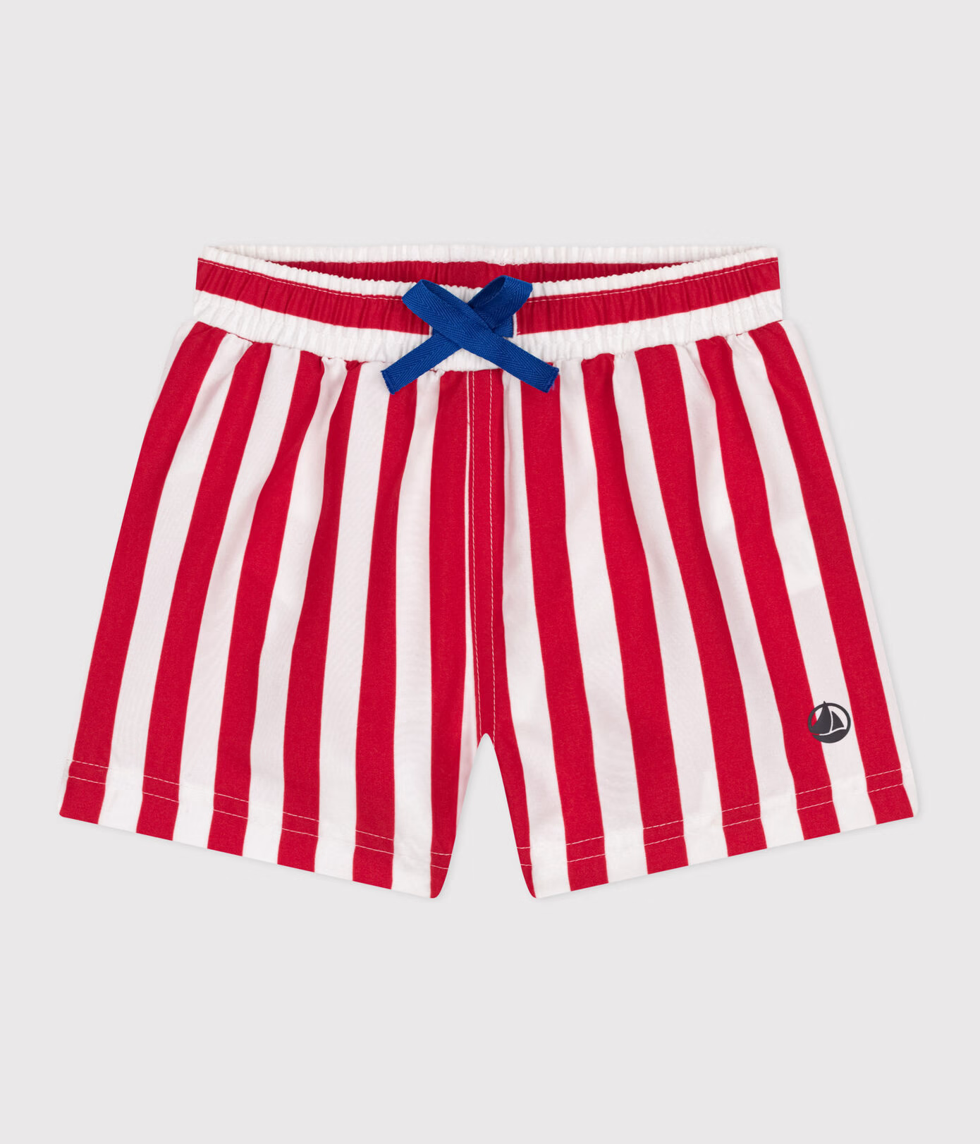 zwemshort, rode streep - PETIT BATEAU
