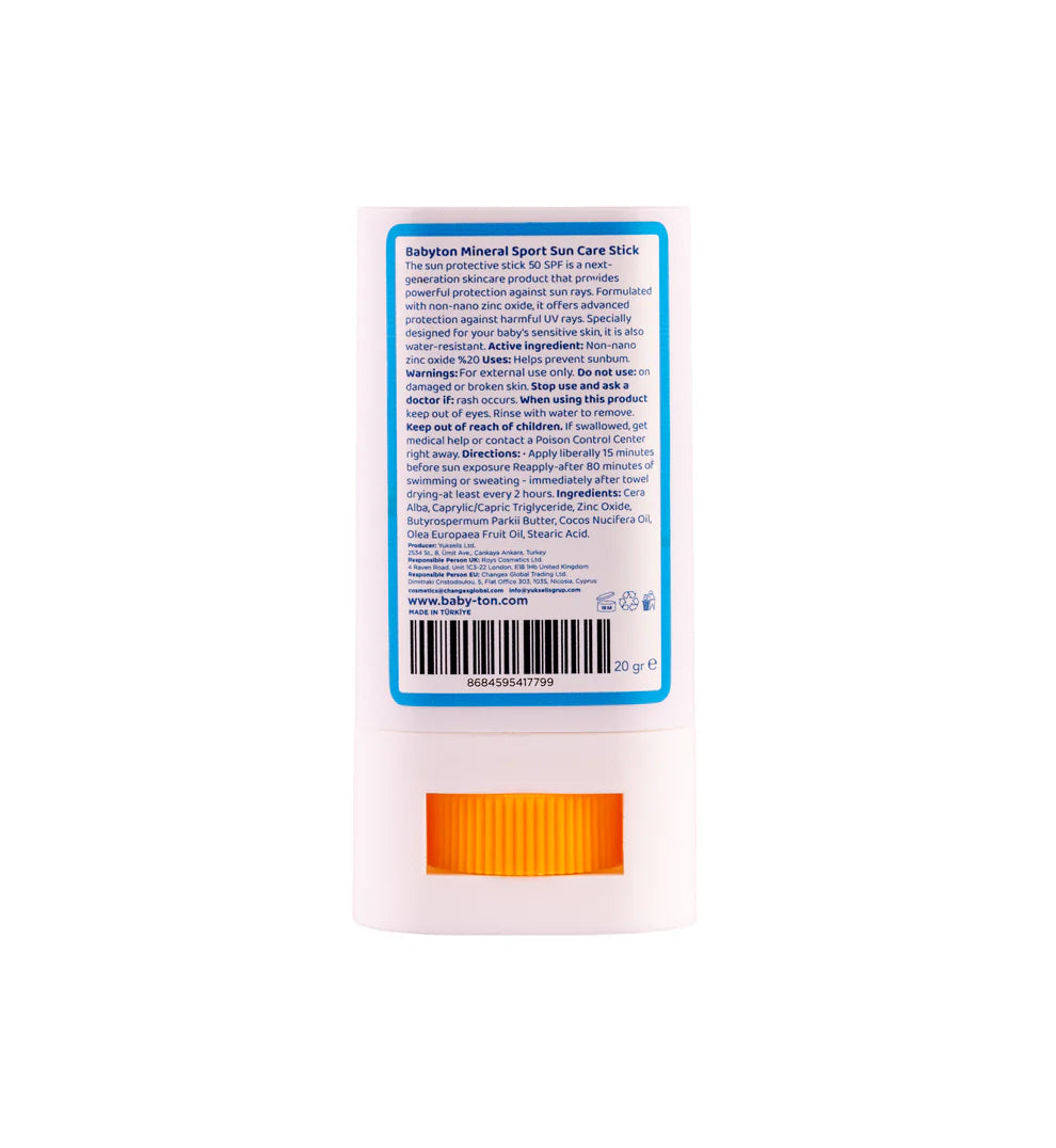 minerale zonnestick SPF 50 – BABYTON