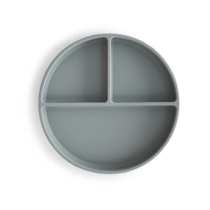 bord silicone, 3 vakken, stone - MUSHIE
