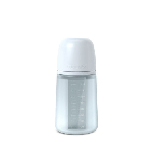 zuigfles silicone sx pro s colour essence, 240 ml, blue – SUAVINEX
