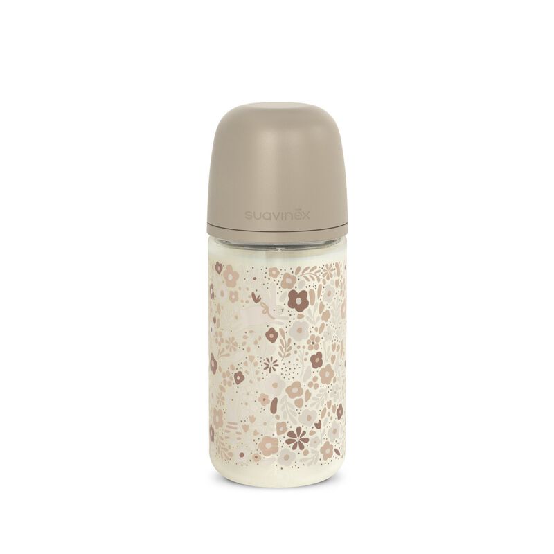 zuigfles glas sx pro m bonhomia, 240 ml, beige – SUAVINEX