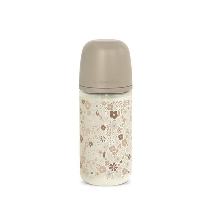 zuigfles glas sx pro m bonhomia, 240 ml, beige – SUAVINEX