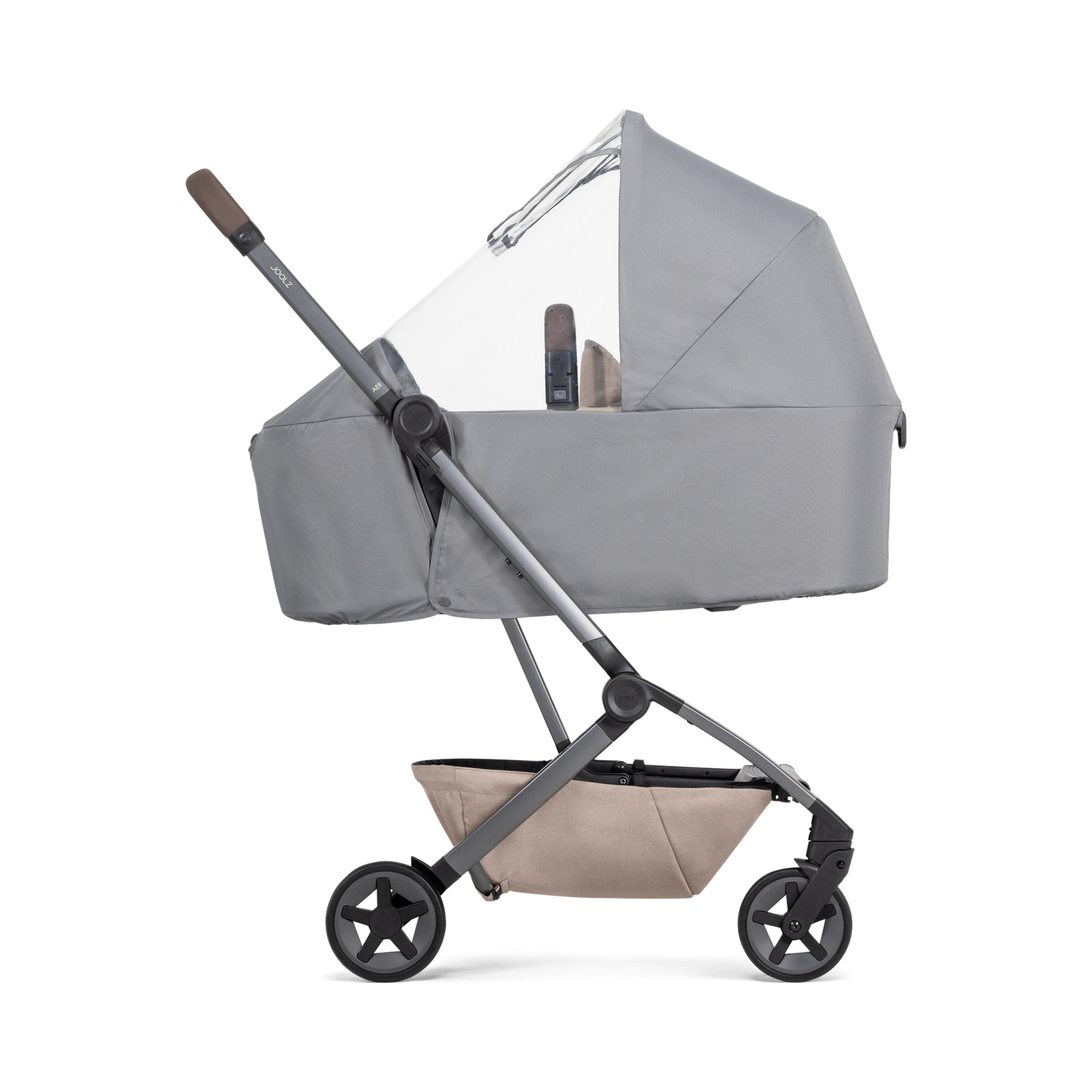 regenhoes draagmand aer², grijs - JOOLZ