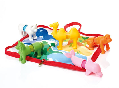 magnetisch speelgoed 'my first', animals around the world - SMARTMAX