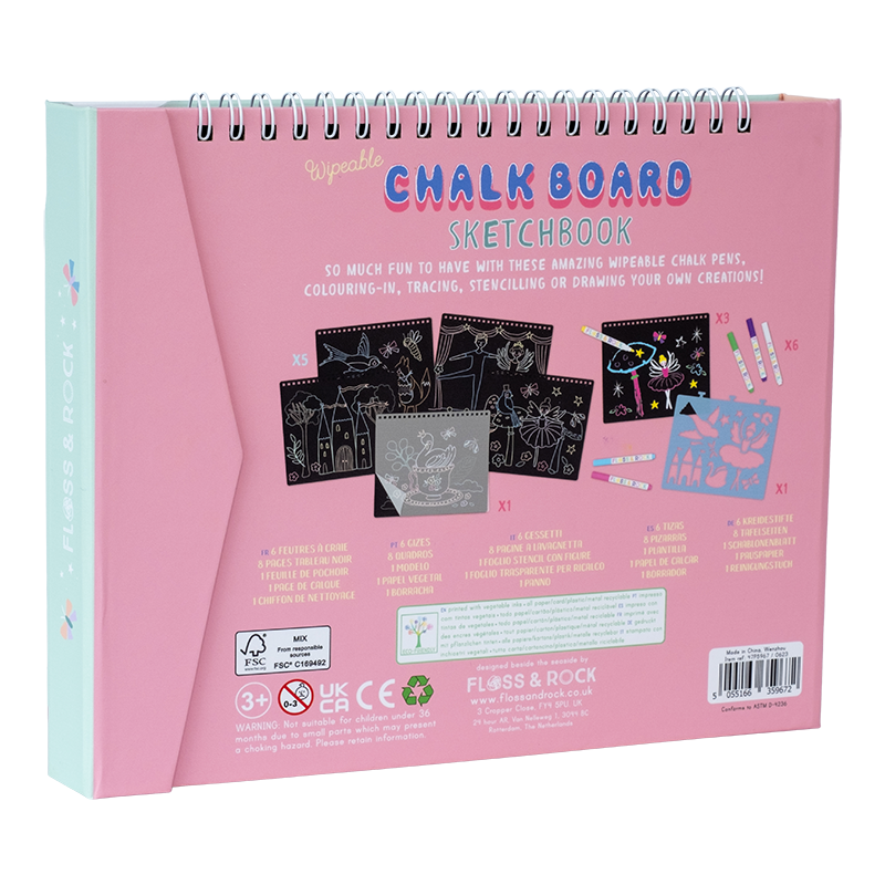 krijtbord schetsboek, enchanted - FLOSS & ROCK