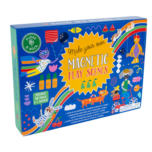 magnetisch speelgoed, play scene, pets - FLOSS & ROCK
