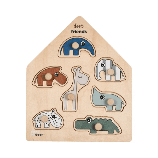 puzzel deer friends, colour mix - DONE BY DEER