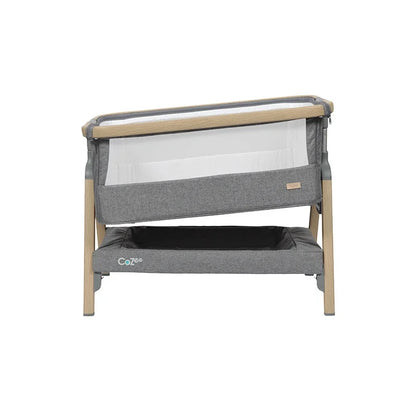 co-sleeper CoZee, oak/charcoal - TUTTI BAMBINI