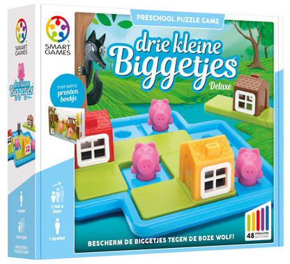 spelletje drie kleine biggetjes, deluxe - SMART GAMES