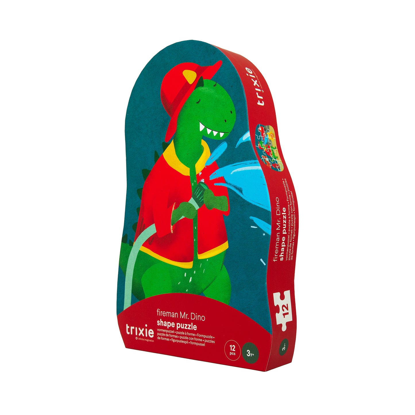 vormenpuzzel, brandweerman Mr. Dino, 12st. - TRIXIE