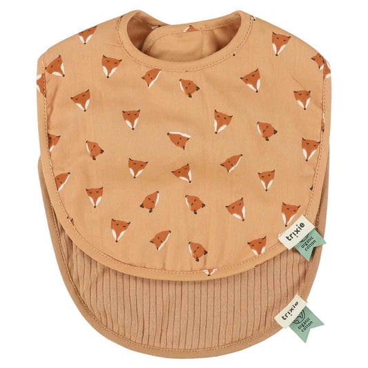 slabbetje newborn, 2-pack, fierce fox - TRIXIE