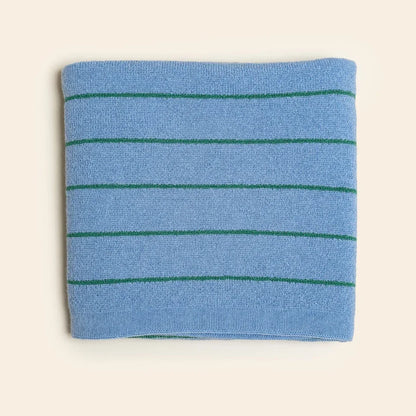 dekentje harry, light blue+grass - HVID