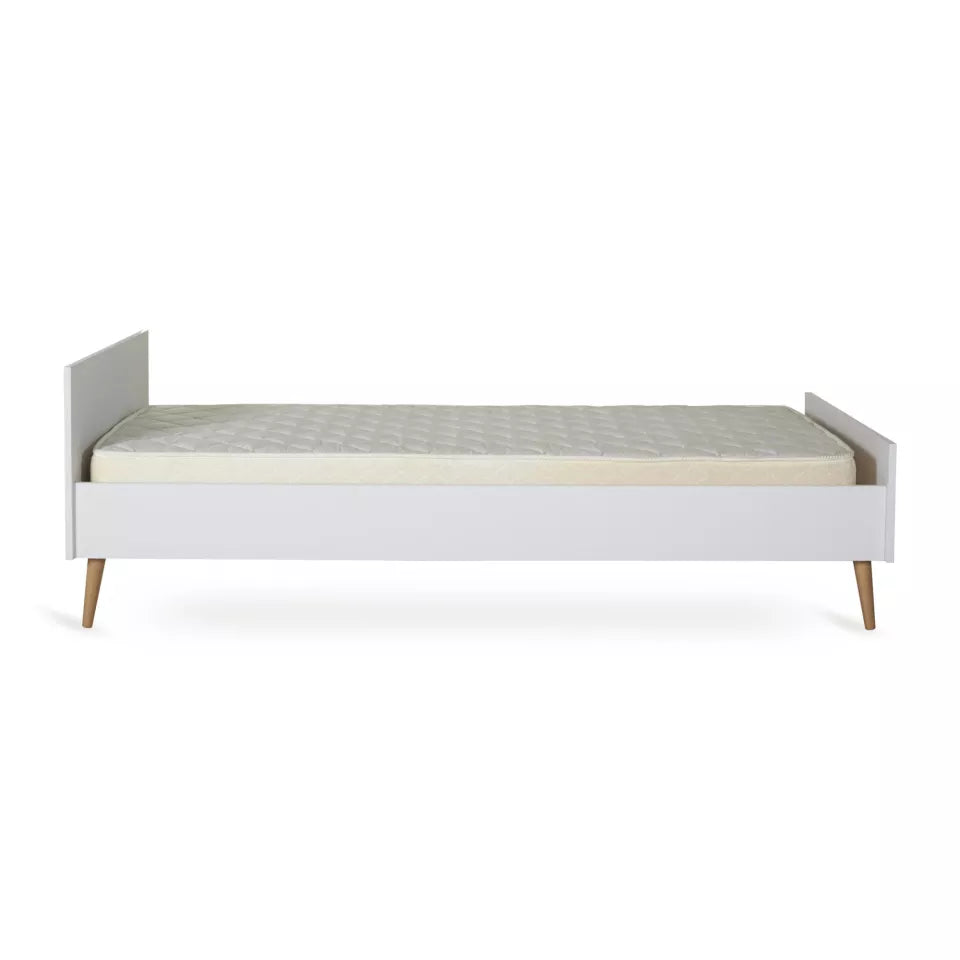 bed cocoon/flow 90 x 200 cm, ice white - QUAX