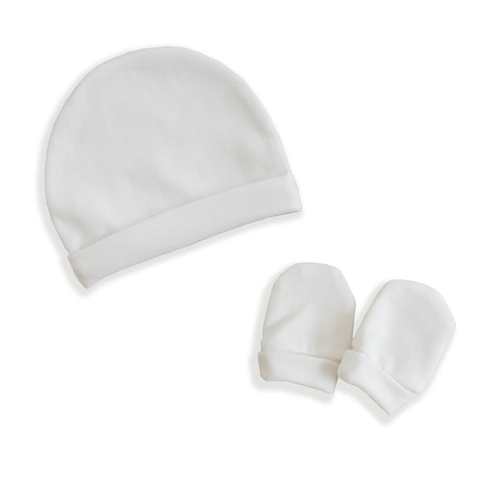 muts + wanten pak , white - GLOOP!