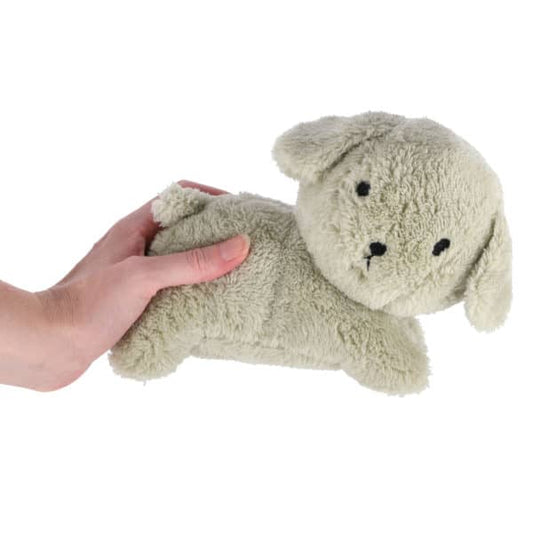 knuffel snuffie, terry light green – NIJNTJE