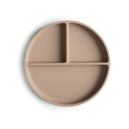 bord silicone, 3 vakken, natural - MUSHIE