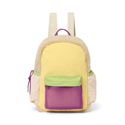 rugzak midi patchwork, butter yellow - STUDIO NOOS