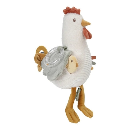 activiteitenknuffel kip, 25 cm - LITTLE DUTCH
