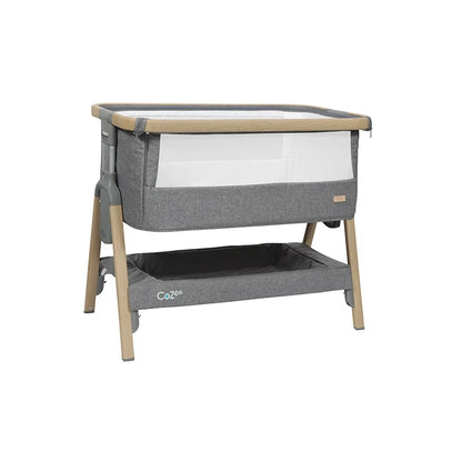 co-sleeper CoZee, oak/charcoal - TUTTI BAMBINI