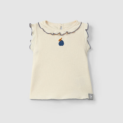 top ruffle, indigo - SNUG