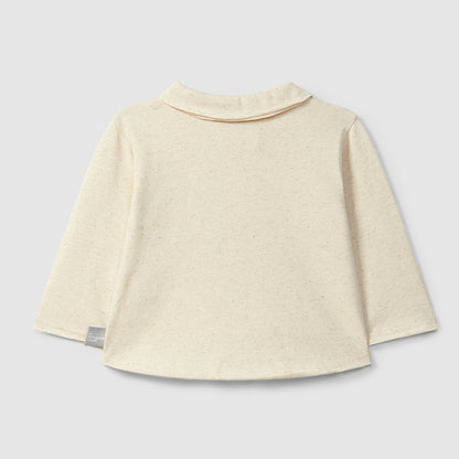 polo longsleeve, linen - SNUG