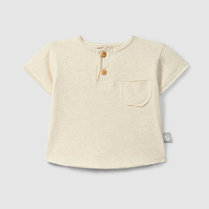 t-shirt button, linen - SNUG