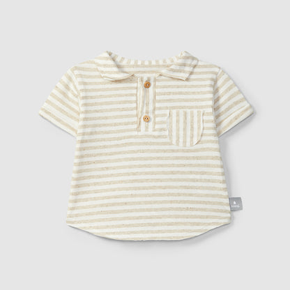 t-shirt button, stripes - SNUG