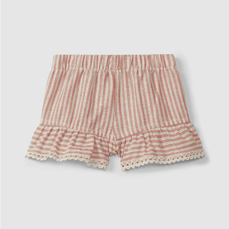 short ruffle, terracotta - SNUG