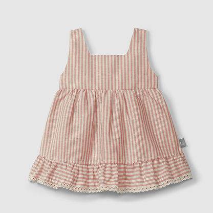 jurkje ruffle, terracotta - SNUG