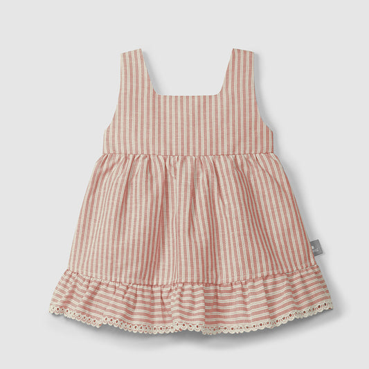 jurkje ruffle, terracotta - SNUG