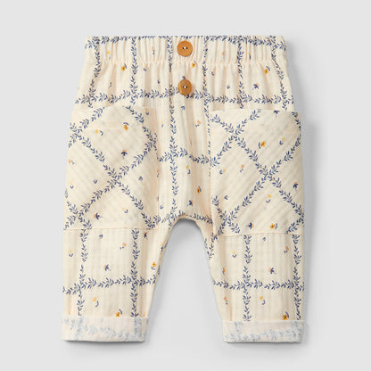 broek print, indigo - SNUG