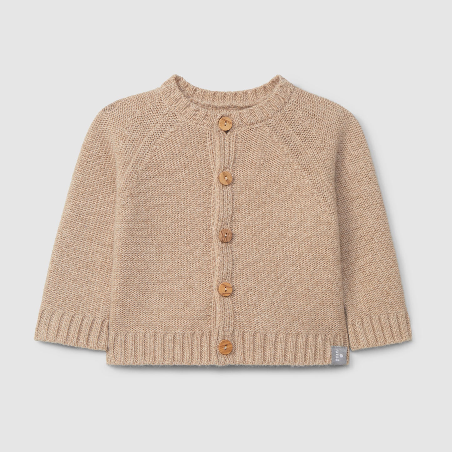 cardigan gebreid, beige - SNUG